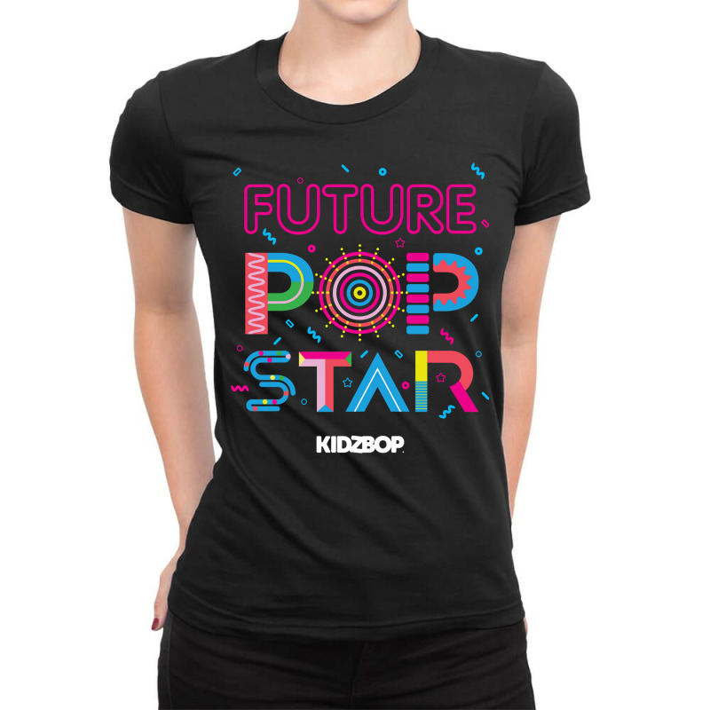 Kidz Bop   Future Pop Star Pullover Hoodie Ladies Fitted T-Shirt by sindtnojoesphi | Artistshot