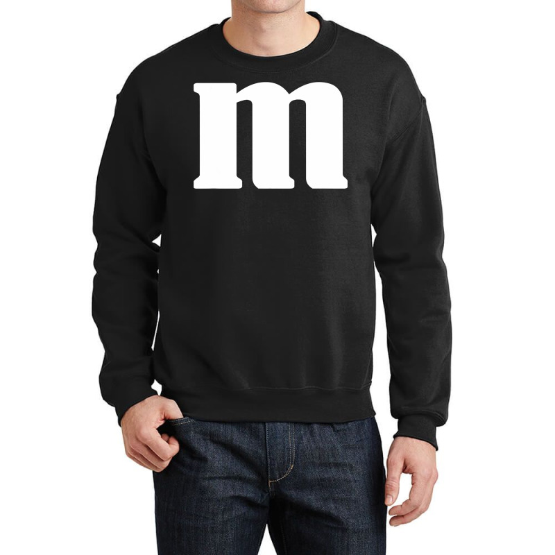 Lower Case Alphabet Matching Halloween Costume Cute Letter M T Shirt Crewneck Sweatshirt | Artistshot