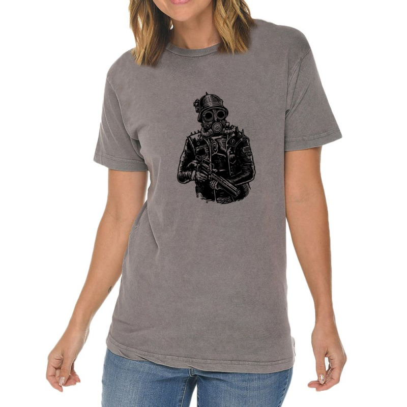 Steampunk Soldier Vintage T-shirt | Artistshot