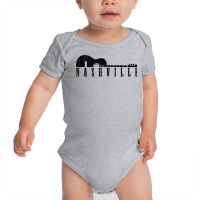 Nashville Tennessee Country Music City Guitar Gift Tank Top Baby Bodysuit | Artistshot