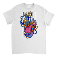 Cyborg Robot Heart Vaporwave Futuristic Cyberpunk Clothing T Shirt Classic T-shirt | Artistshot