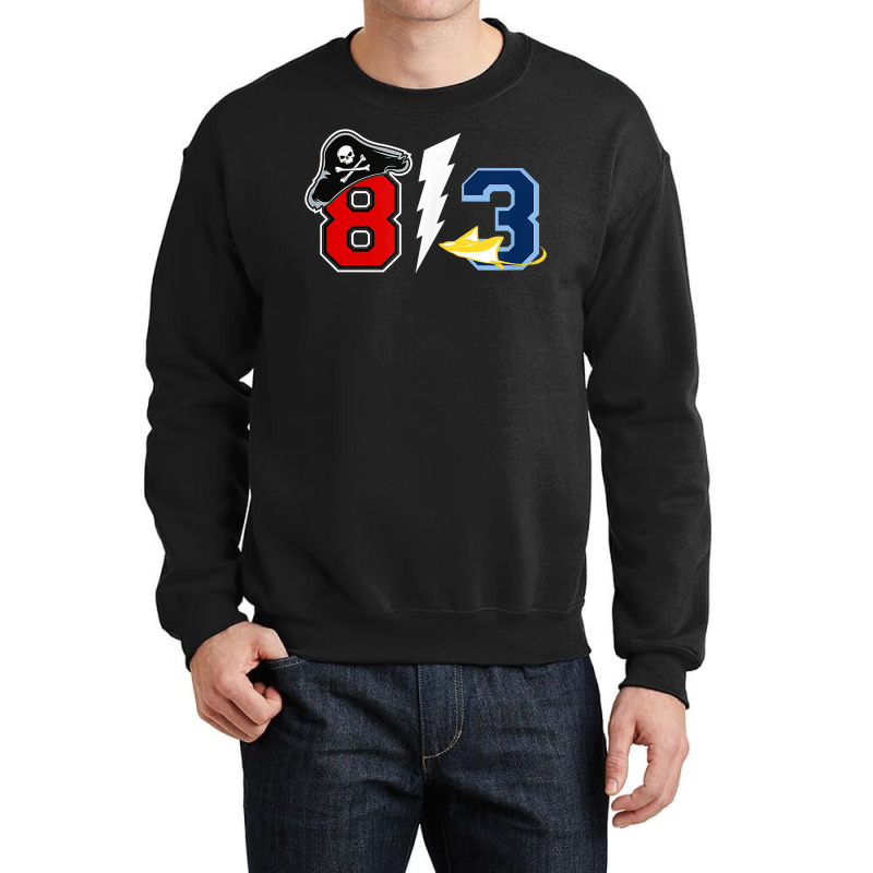 Tampa Bay Florida 813 Sports Fan Favorite Collage T Shirt Crewneck Sweatshirt | Artistshot