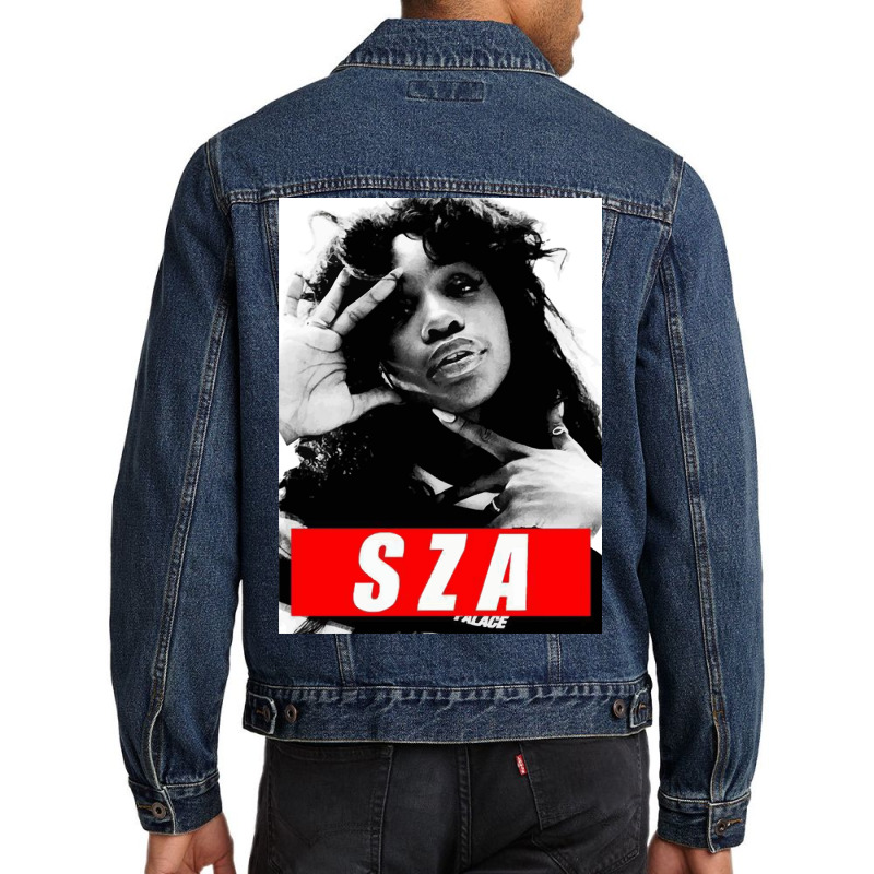 Sza R&b Singer Men Denim Jacket. By Artistshot