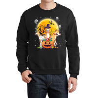 Whippets Dog Mummy Witch Moon Ghosts Happy Halloween Day 119 Crewneck Sweatshirt | Artistshot