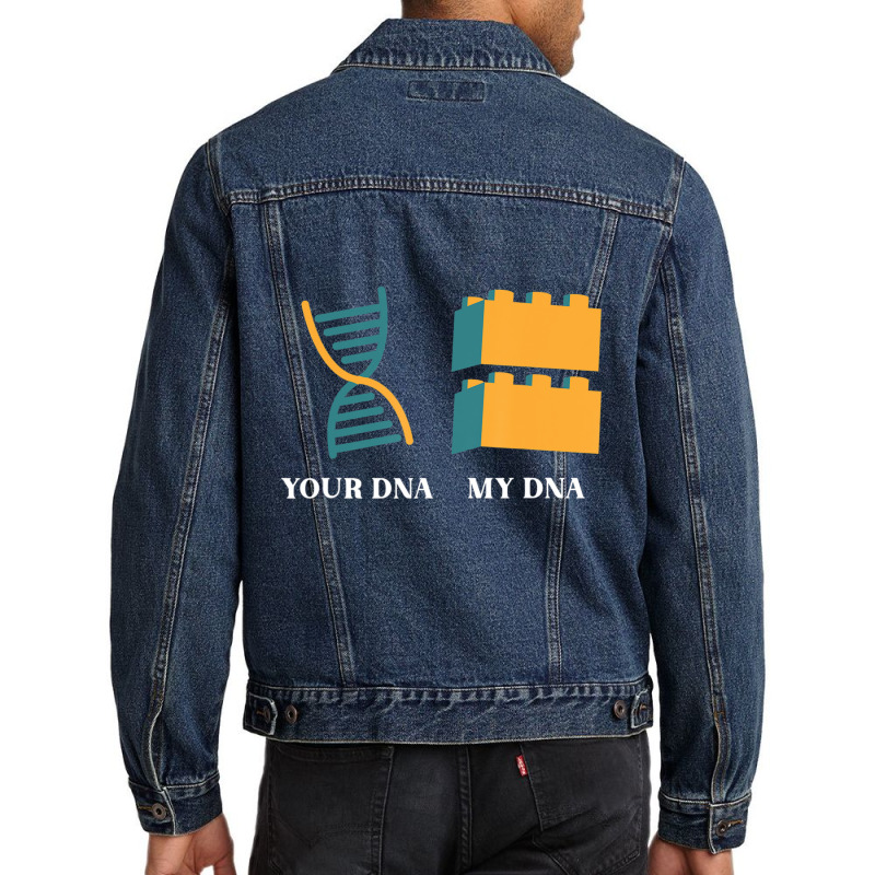 Big Building Blocks Dna Master Builder Children Kids Toy Men Denim Jacket | Artistshot