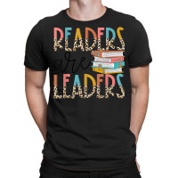 Readers Are Leaders Boho Leopard Book Lover Back To School T Shirt T-shirt | Artistshot