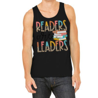 Readers Are Leaders Boho Leopard Book Lover Back To School T Shirt Tank Top | Artistshot