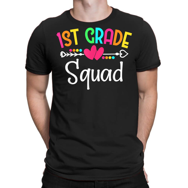 Team 1st First Grade Squad Teacher Student Back To School T Shirt T-shirt | Artistshot