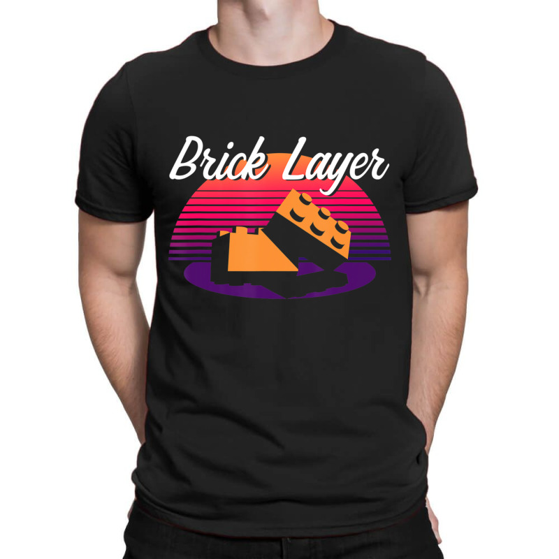 Brick Layer Big Building Blocks Master Builder Engineer Toy T-shirt | Artistshot