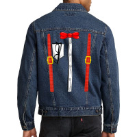 Cool Nerd Person Halloween Costume Lazy Diy Men Denim Jacket | Artistshot