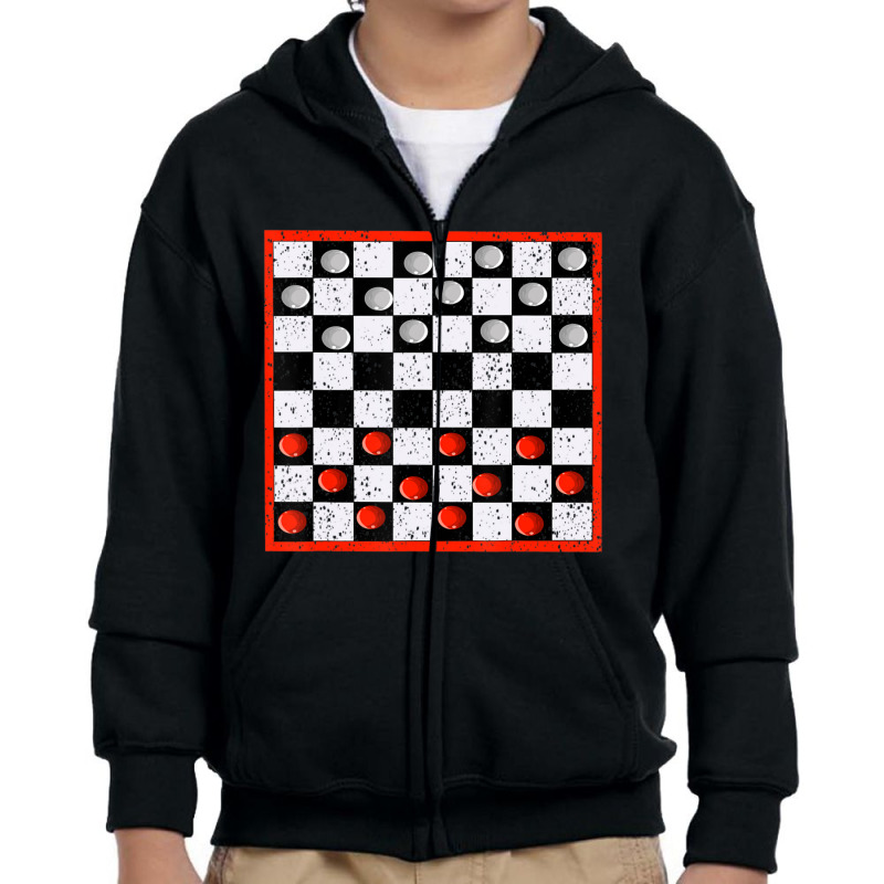 Cool Chess Board Halloween Costume Lazy Diy Youth Zipper Hoodie | Artistshot