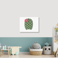 Cool Cactus Halloween Costume Lover Lazy Diy Landscape Canvas Print | Artistshot