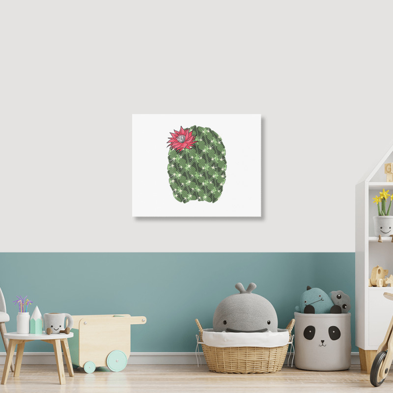 Cool Cactus Halloween Costume Lover Lazy Diy Landscape Canvas Print | Artistshot