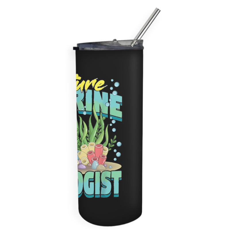 Future Marine Biologist Ocean Life Marine Biology Student Skinny Tumbler | Artistshot