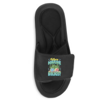 Future Marine Biologist Ocean Life Marine Biology Student Slide Sandal | Artistshot