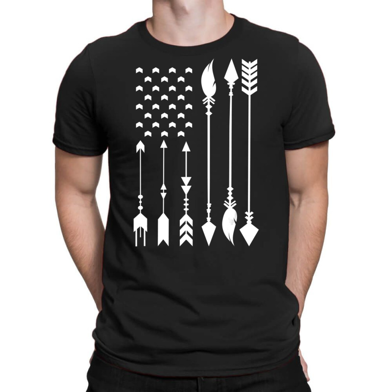 Cool Native American Flag Pride Usa Patriotic Us T-Shirt by thandlenesn | Artistshot