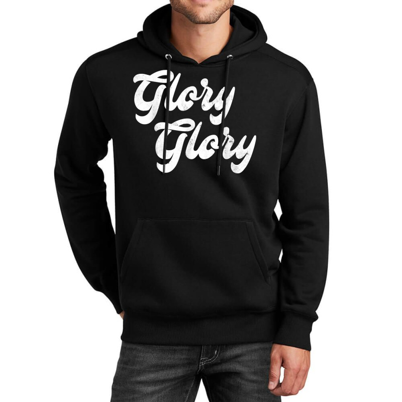 Vintage Glory Glory Game Day Fight Song T Shirt Unisex Hoodie by deleonnylorindg | Artistshot