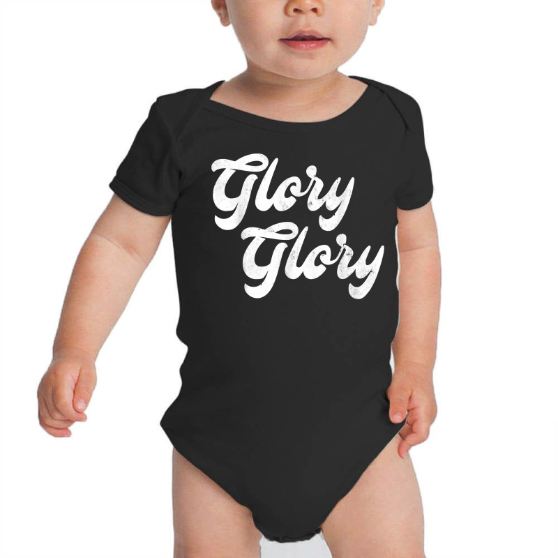 Vintage Glory Glory Game Day Fight Song T Shirt Baby Bodysuit by deleonnylorindg | Artistshot