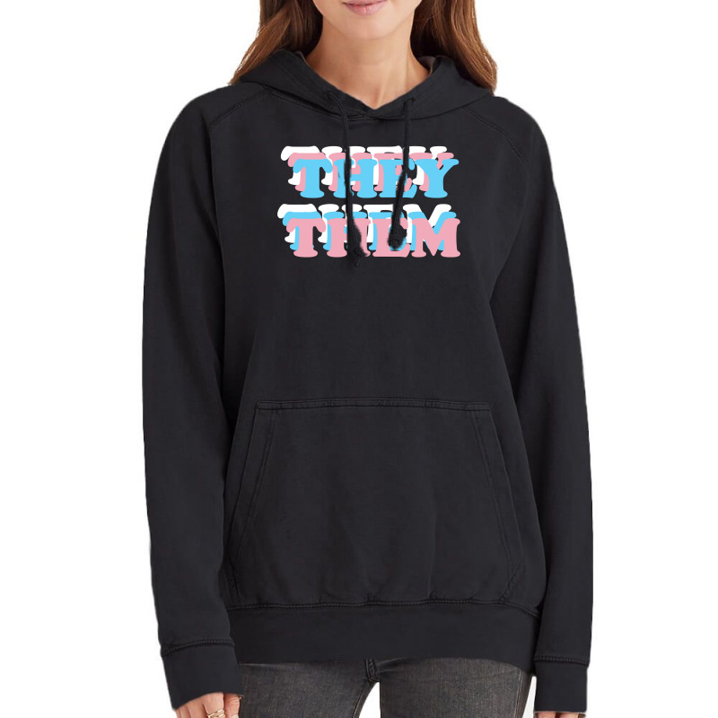 They Them Pronouns Trans Non Binary Agender Lgbtq Long Sleeve T Shir