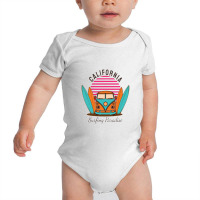 California Surfing Paradise Baby Bodysuit | Artistshot