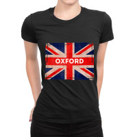 Oxford Flag Rowing Football University Rugby England City Ladies Fitted T-shirt | Artistshot