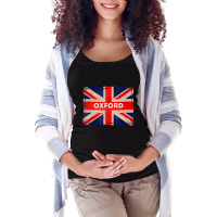 Oxford Flag Rowing Football University Rugby England City Maternity Scoop Neck T-shirt | Artistshot