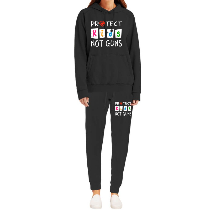 Protect Kids Not Guns Protect Children Stop Gun Violence Hoodie & Jogger Set | Artistshot