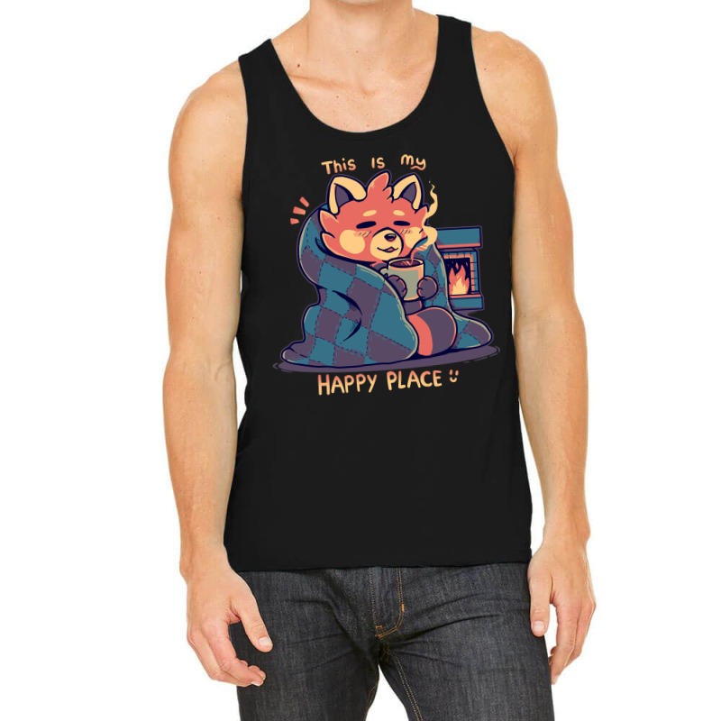 Happy Place At The Fireplace Tank Top | Artistshot