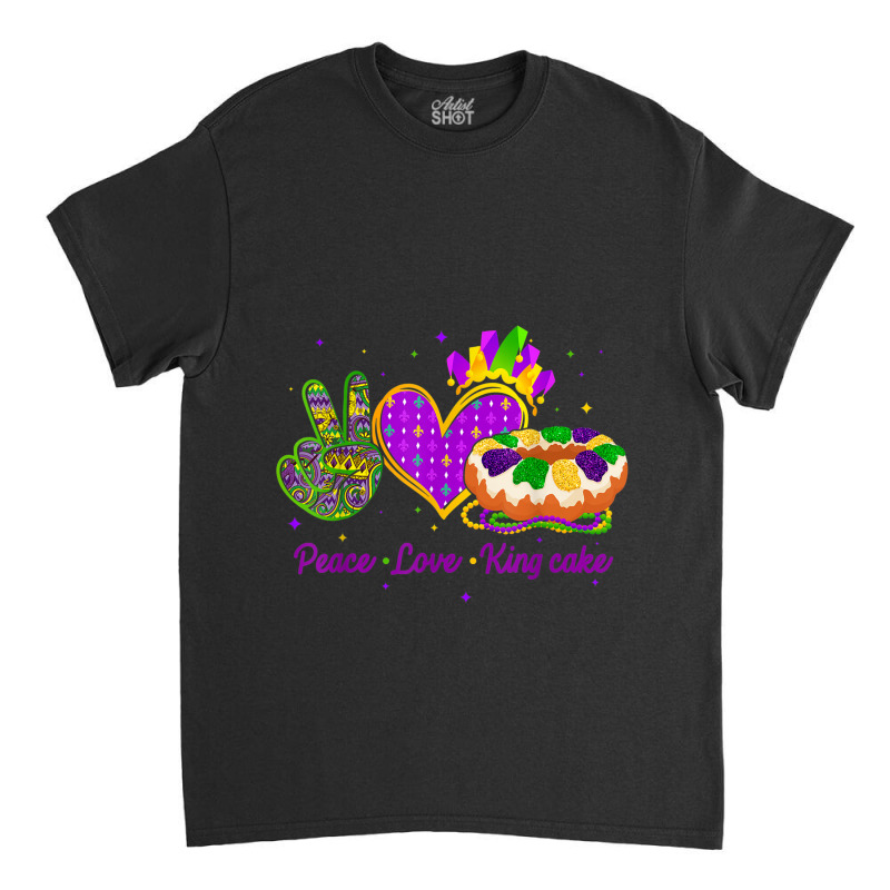 Mardi Gras Peace Love King Cake Mens My Favorite Classic T-shirt | Artistshot