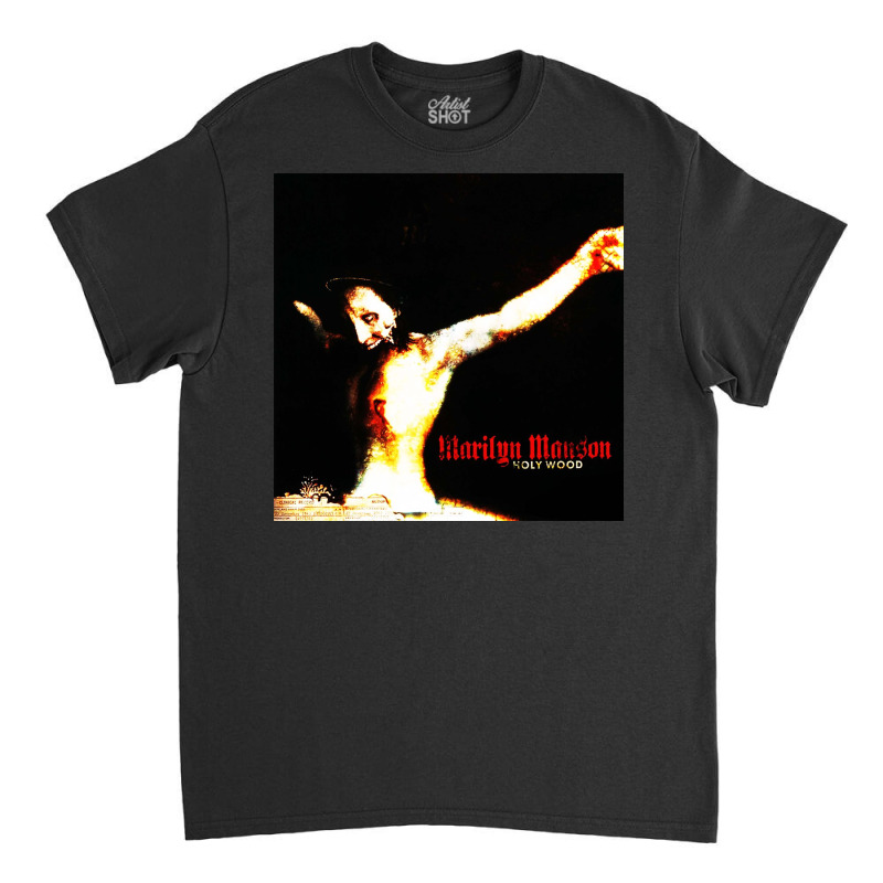 Marilyn Manson Hollywood Copy Classic T-shirt. By Artistshot