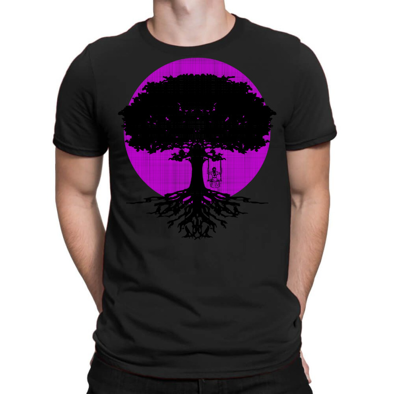 Women Swings On A Tree T  Shirtwomen Swings On A Tree T  Shirt (1) T-Shirt by leotardrob | Artistshot