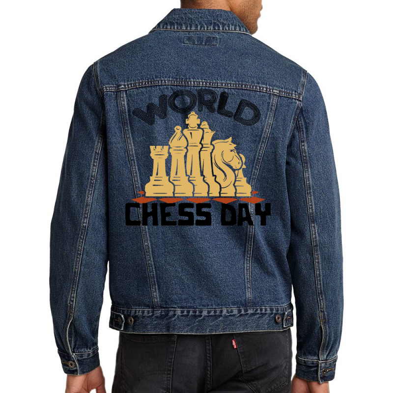 Chess Lover Gift T  Shirt1318 Men Denim Jacket | Artistshot