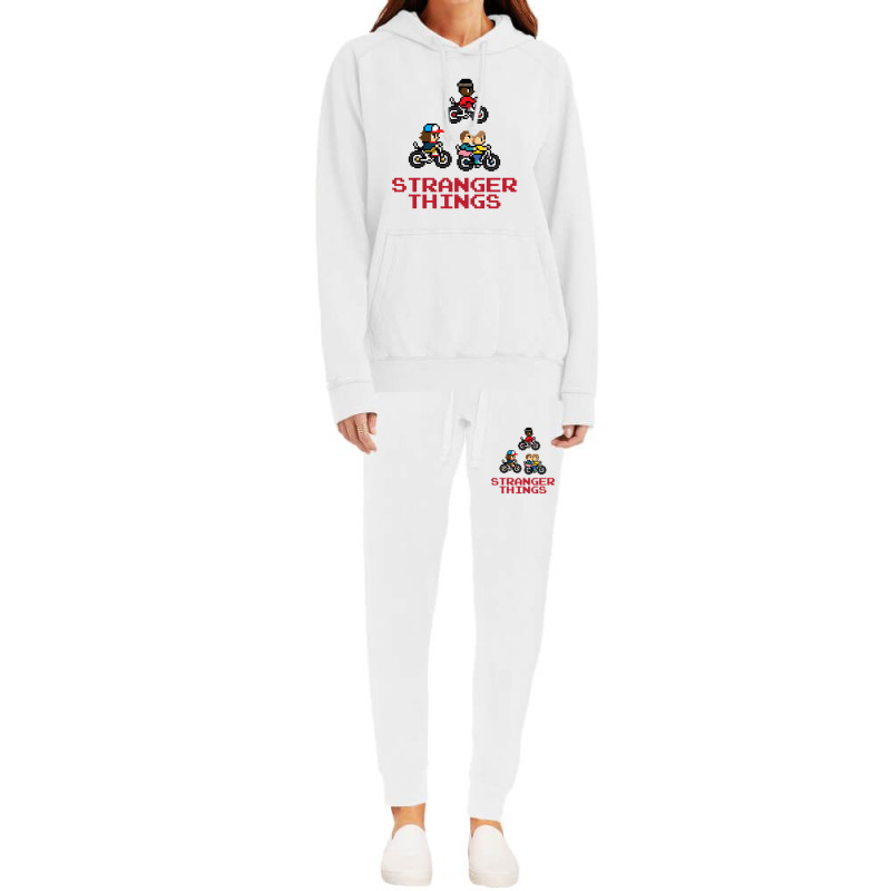 Bikes Pixellated Hoodie & Jogger Set | Artistshot