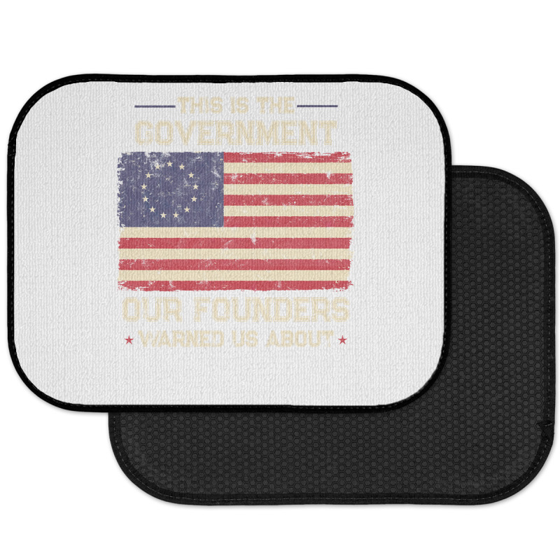 This Is The Government Our Founders Warned Us About Patriot Long Sleev Rear Car Mat | Artistshot