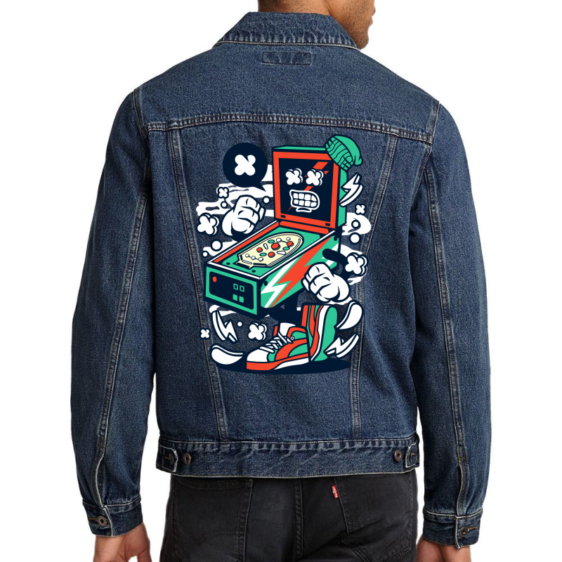 Mad Pinball Men Denim Jacket by tiococacola | Artistshot