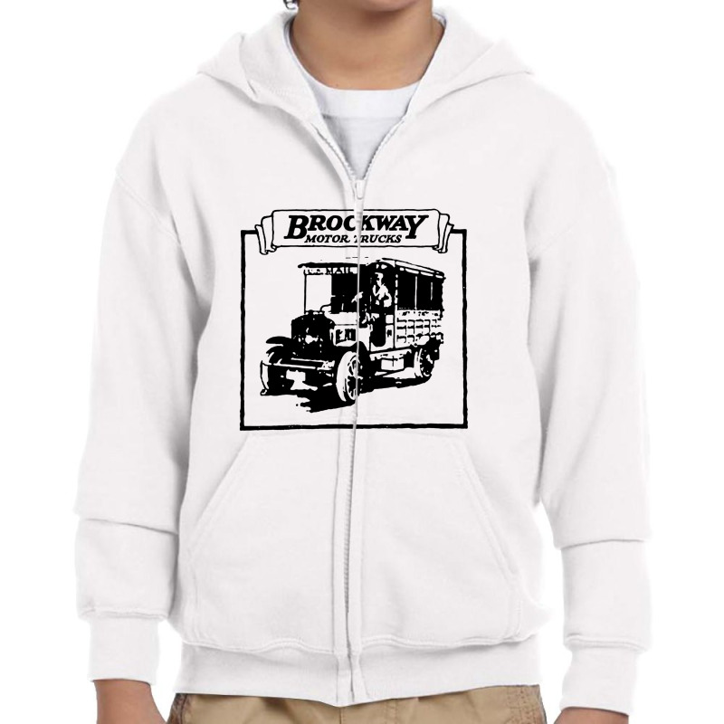 Brockway Motor Trucks Youth Zipper Hoodie by kumenolak | Artistshot