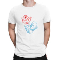 Popeye Outline T-shirt | Artistshot