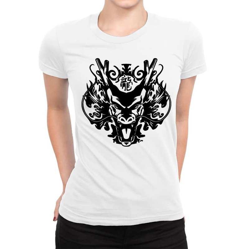 Dragon Super Ladies Fitted T-Shirt by litawina | Artistshot