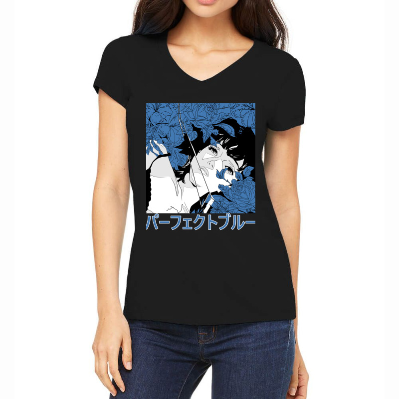 Birthday Gifts Satoshi Kon Women My Favorite Women's V-Neck T-Shirt by RomanArtists | Artistshot