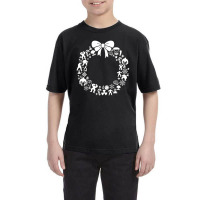 The Incredible Christmas Wreath Pattern Youth Tee | Artistshot