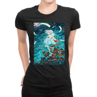 Graphic Music Satoshi Kon Gifts Women Ladies Fitted T-shirt | Artistshot