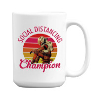 The Martian Social Distancing Champion T 15 Oz Coffee Mug | Artistshot