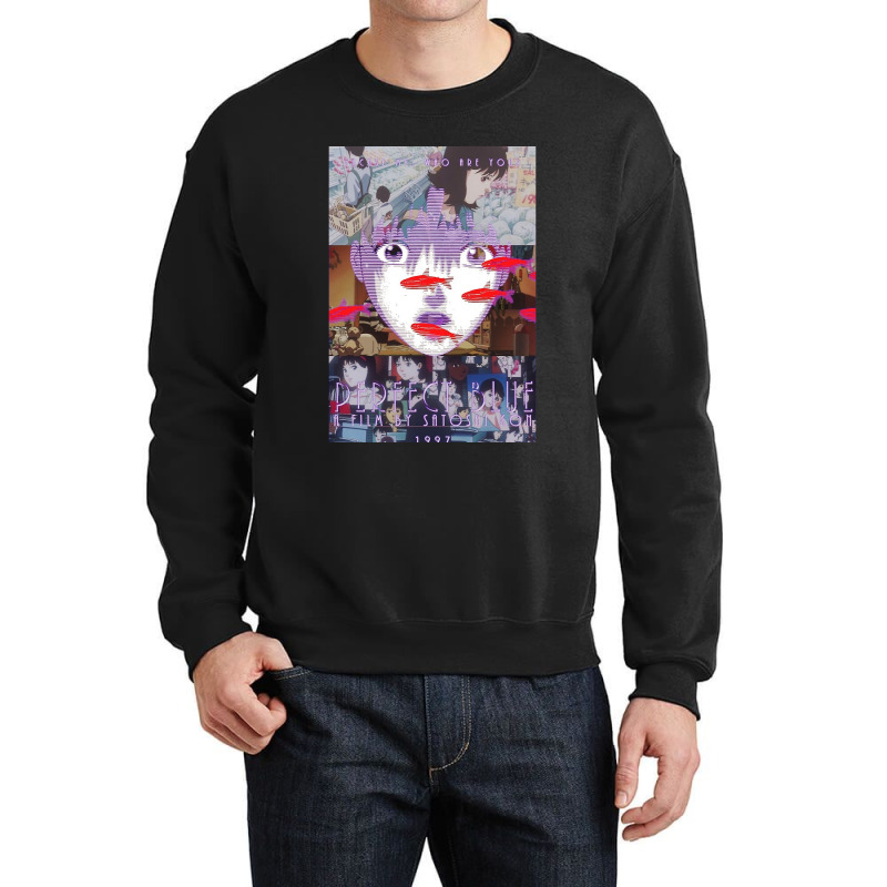 Playing  Satoshi Kon Funny Gifts Boys Girls Crewneck Sweatshirt by RomanArtists | Artistshot